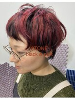 ヌーク(NUUK)&nbsp;★NUUK★ブラック＆ピンクのバイカラー