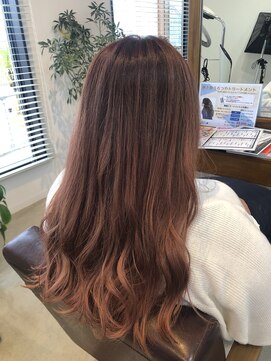 ラ メール ヘア デザイン(La mer HAIR DESIGN) オレンジグラデーション