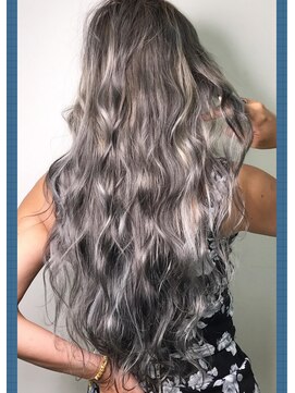 ユアーズ ヘア 恵比寿本店(youres hair) ホワイトラベンダー/グラデーション    youres  hair