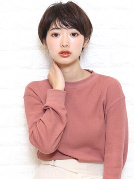 ハチ(hachi) ショートスタイル/ブラウン/抜け感/20代30代40代50代