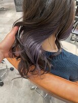 アイリー 名古屋(A/LEE)&nbsp;インナーカラー × パープル