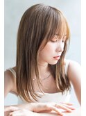 【ARTE表参道/青山】小顔レイヤー×シアベージュ