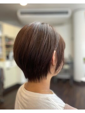 フレール(frere) 大人可愛いショートボブ 30代40代◎ マロンブラウン