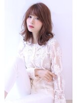 オーロ 緑地公園店(ORO)&nbsp;ローライトココアブラウン大人かわいいゆるふわフリンジウェーブ