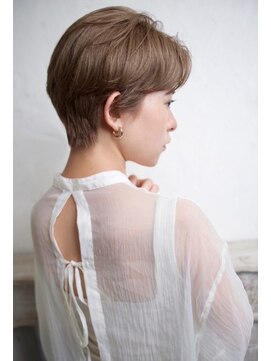 クレドガーデン 綾瀬店(CRED GARDEN) 大人可愛い20代30代40代黒髪前下がりひし形ベリーショート綾瀬23