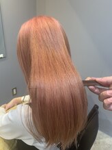 ジーニー(genie)&nbsp;ピンクカラー×淡いピンク×ケアブリーチ