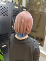 ヴァイス 渋谷店(VAICE)&nbsp;推しカラー　ピンクベージュ×マリンブルー