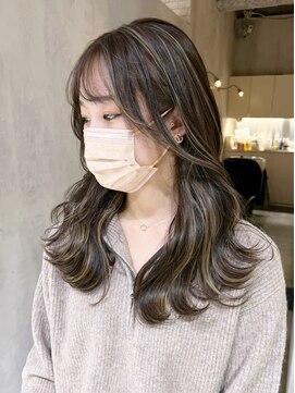 アルバム 渋谷パルコ(ALBUM) コントラストハイライト_チェリーブラウンフェミニン_ba370373