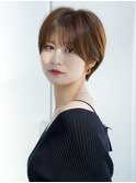 前髪ありショートボブ20代30代40代【AIN.表参道】川原大地