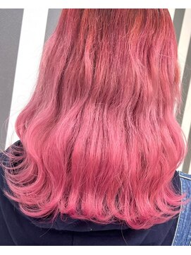 アース 岡崎店(HAIR&MAKE EARTH) 上級者パッションピンクカラー