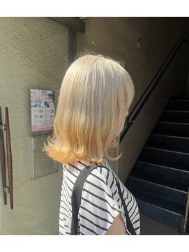 ブーミー(Bor mee) 【Bormee】ブリーチ必須☆ブロンドカラー/嶋田萌乃
