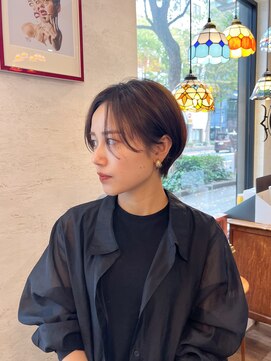 フェイバー 警固店(FAVOR) 【FAVORチーフ】耳掛けショート　パーソナルカラー診断/ショート