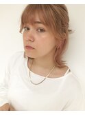 【Link】ボブアレンジ/ボブ/ピンクベージュ/簡単アレンジ