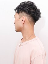 ルックグッドストア(LOOK GOOD STORE) アッシュブラックマッシュパーマウルフ波巻きカルマパーマ378