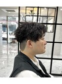 ツイストスパイラル×センターパート