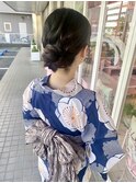 ヘアアレンジ＊まとめ髪＊浴衣着付☆_Pink行徳駅 妙典駅 浦安駅
