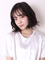 ヨファ ヘアー(YOFA hair)&nbsp;イメチェン前髪こなれミディアンブレラカラー0905