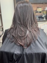 ヘアーサロン カラー 色彩店(COLOR)&nbsp;ピンクカラー×レイヤースタイル
