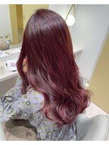 ヤーン(YARN) 白髪ぼかしピンク系カラー