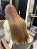 【SATOKI&Sae限定】酸性ストレート×カット×カラー×トリートメント￥39600～