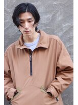 ブークル(boucle)&nbsp;毛流れパーマ　サイドパート　ニュアンスパーマ