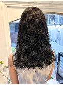 【白石】ぱつっとスパイラルパーマ　ウェーブヘア 原宿 学割