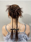 カチモリ　ヘアアレンジ