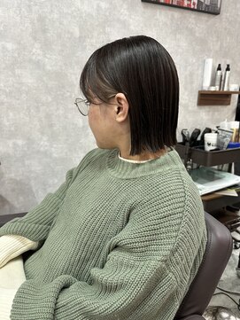 シールドヘアー 沖縄 新都心(C'LD Hair) ぷつっとボブ/切りっぱなしボブ/ヘイリーボブ/ストレートボブ