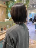 ウェーブミディアム似合わせカットメルティカラーボブ/大宮