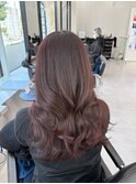 ブリーチ無しでできるピンクブラウン♪10代20代30代