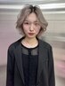 【5.6月限定/黒髪卒業/初ブリーチ】カット＋ダブルカラー＋トリートメント