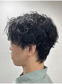 ニュアンスパーマ/ベリーショート/韓国風/松戸駅/men's