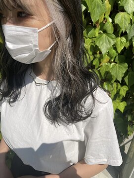 ヘアサロン アティリー(Hair Salon Attirer) 西梅田/ボブ/グレーベージュ/白髪ぼかし/ハイライト/ベージュ