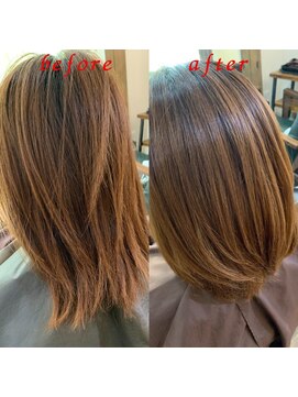 ヘアーサロン ココア(hair salon cocoa) 艶まとラウンドレイヤーボブ