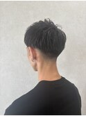 ツーブロスパイキーショート
