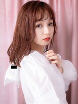 モッズヘア 越谷(mod's hair) チェリーレッド小顔前髪パーマ姫カットレイヤーY越谷20代30代