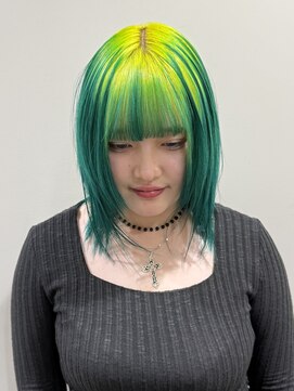 アン(Hair make un) 【デザインカラー×ルーツカラー】