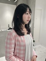 テクネ 天神大名(techne) 天神大名今泉くびれレイヤーウルフ顔まわりカット韓国風巻き髪