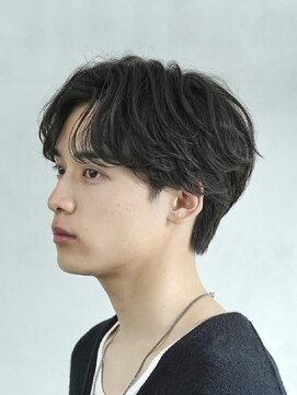 フィフス 大分(fifth) 大分毛流れニュアンスパーマメンズカットセンターパート10代