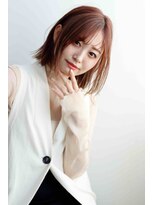 フラミューム 静岡(flammeum) ボブ×縮毛矯正