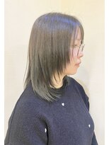 モリオ フロム ロンドン 成増店&nbsp;【morio成増/一戸】顔周りレイヤーミディオリーブカラー