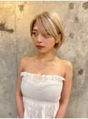 大人ハイトーンショート