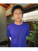テラス バイ イオエ 京都烏丸御池店(Terrace. by ioe)&nbsp;メンズ/スパイキーショート/ピンパーマ