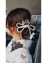 ラパス(LAPAZ)&nbsp;袴ヘアアレンジ