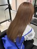 【お手軽ケアメニュー】潤い不足を感じる方に!カット+ケアカラー+TR