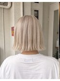 ハイトーンカラー→ホワイトベージュ