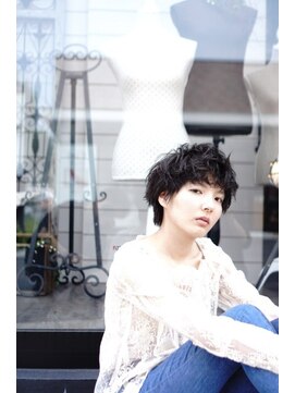 サラビューティーサイト 志免店(SARA Beauty Sight) ラフな質感が可愛いショートボブ