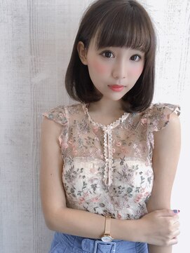 ミリム 栄矢場町店(MIRiM) 【MUSE】大人かわいい耳掛けボブ