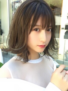 クオン 伊勢崎(QUON.) 《大人かわいいレイヤーロブ》 小顔 ショートボブ サイド