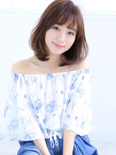 好感度万能☆大人かわいいナチュラルミディー